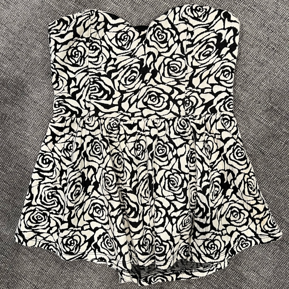 Peplum Rose Top